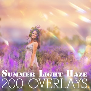 200 Summer Light Haze, Sunlight, Spring bokeh, Lens overlays, Sunlight Photoshop Overlays, Light Leak Overlays, Sunlight Overlay Effect