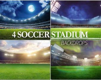 4 Football Stadium Backdrop, Soccer Goal Background, Sports Stadium Backdrops, Stadium Lights, Photoshop Overlays, Spotlight, Floodlight