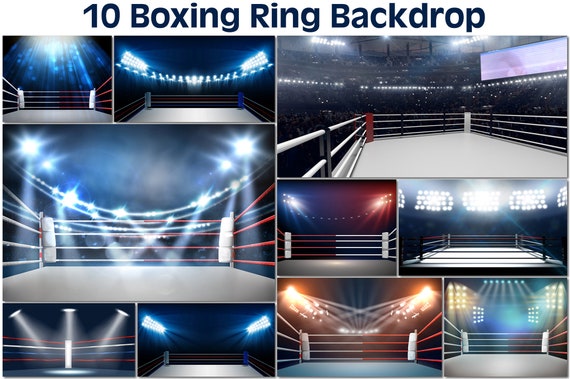 Buy LFEEY 6x6ft Vinyl Boxing Backdrop for Photography Empty Professional  Lighting Boxing Ring Void Squared Circle Prize Ring Arena Backdrop Sports  Theme WWE Party Supplies Birthday Photo Booth Studio Prop Online at