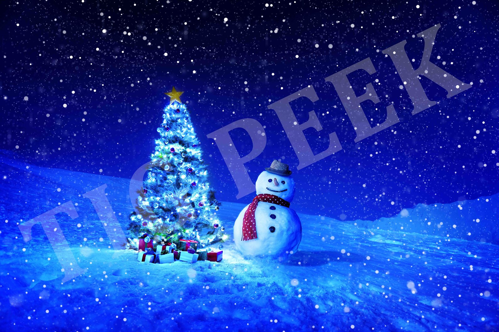 Christmas Tree Digital Backdrop Tree Digital Background Etsy