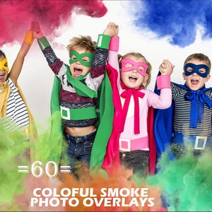 60 Smoke Bomb Overlays, Smoke Bomb, Colorful Smoke, PNG file, Photography Overlay, Photoshop Overlays, Gender Reveal Smoke, Colored Smoke