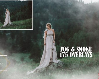 175 Nebel & Rauch Overlays, Nebel Photoshop Overlays, Rauch Overlay, Nebel Clipart, realistischer Rauch, Nebel Nebel, Nebel Nebel, Wolken Effekt