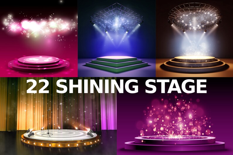 22 Curtain Digital Backdrops Theater Scenes Scene Curtains Etsy