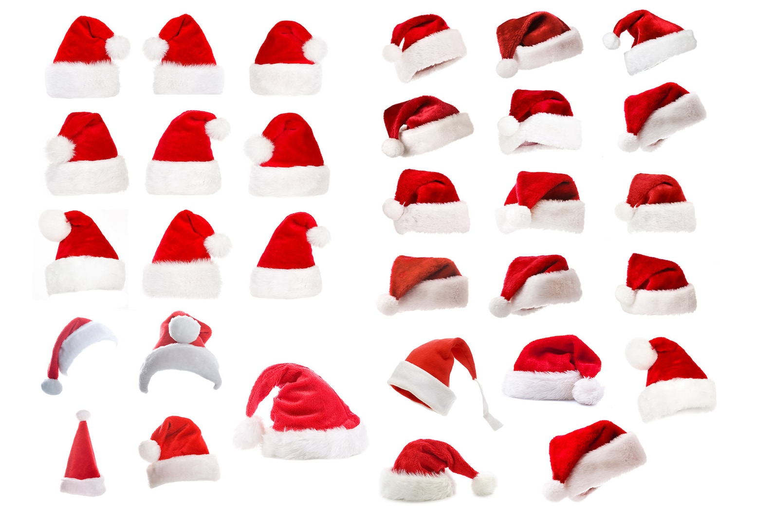 31 Realistic Christmas Hats Overlays Decorative Etsy