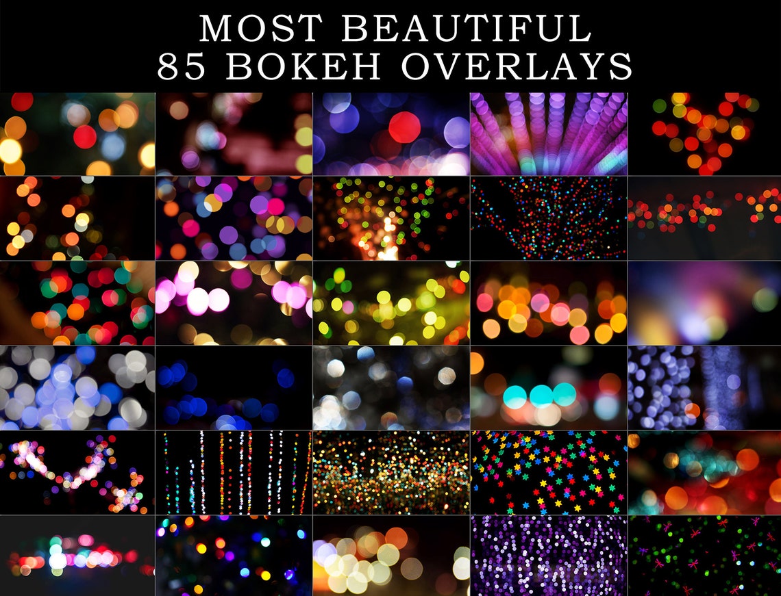 85 Bokeh photo overlays bokeh hearts overlay image 6