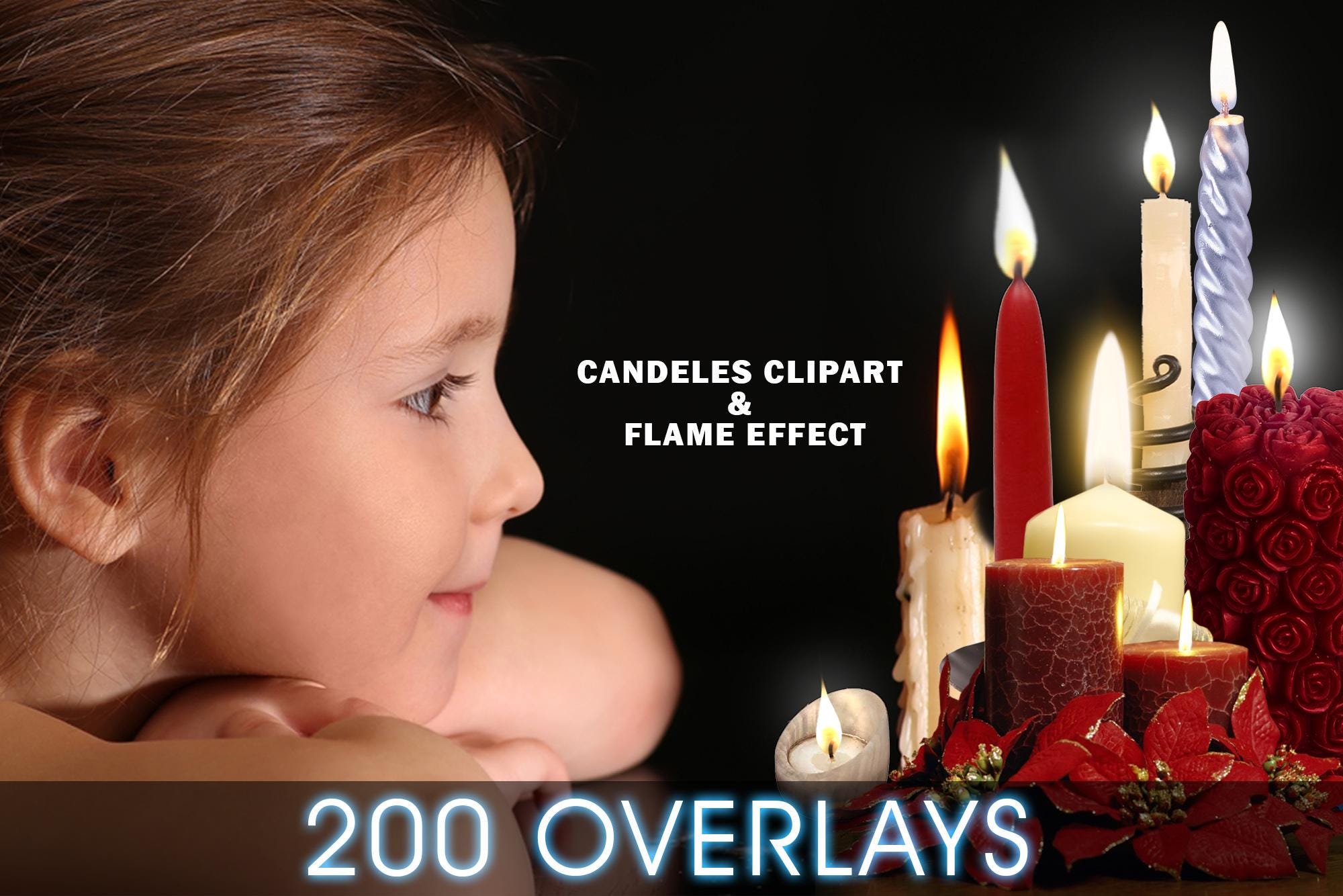Flaming candle - Etsy 日本