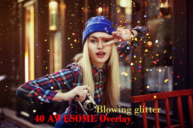 40 Blowing Glitter Photoshop Overlays, Confetti Photoshop overlays, photoshop overlay, glitter overlay, glitter photoshop, wedding overlay image 2