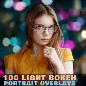 100 Lighten Bokeh Portratit, lights Effect Photo Overlays, Overlays, Bokeh Flying, Bokeh overlay, Wedding Overlay, color photoshop overlay
