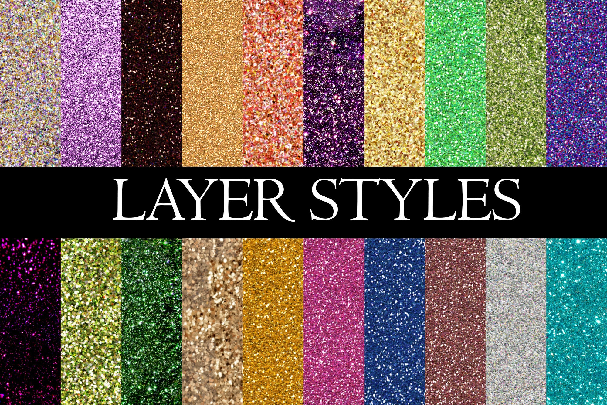 500 Glitter Styles Effect for Shine Sparkle Etsy UK