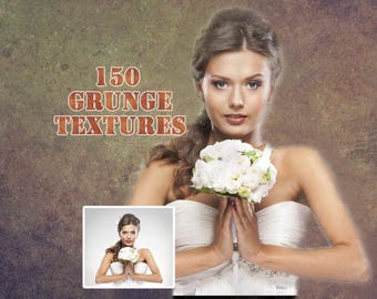 150 texturas de fotos grunge retro, superposiciones de fondos de fotos vintage, papeles antiguos de retrato