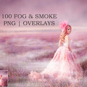 100 Fog & Smoke Mist Overlays, Photoshop Overlays, Smoke Overlays, Fog Clipart, Realistic smoke, mistical smoke, mistic foggy, fairy smoke