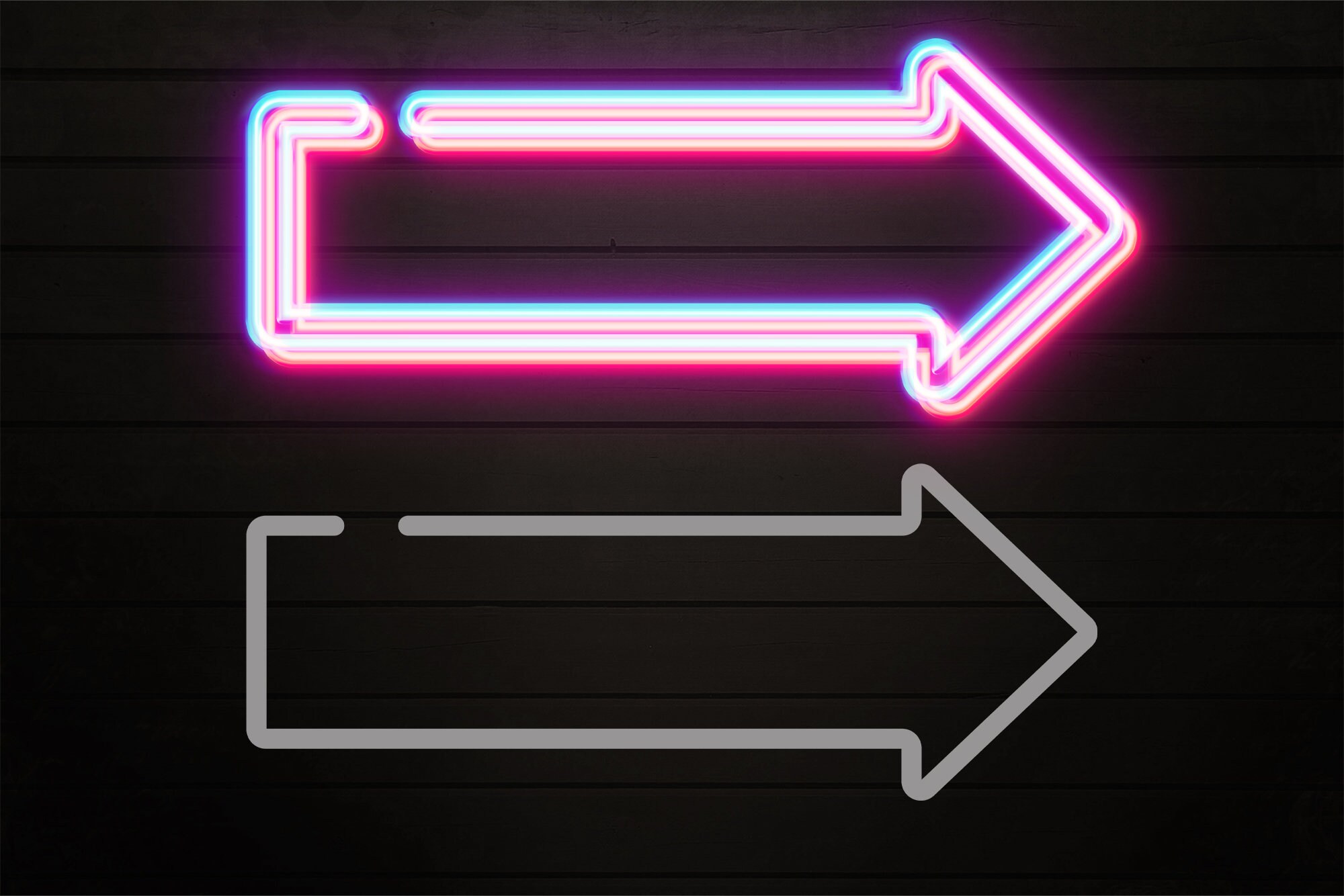 Led Sign Photoshop Neon Photoshop Actions, Tube Lights Generator, Template Creator ...
