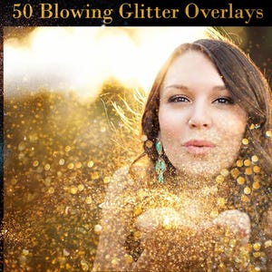 50 Blowing Glitter Photoshop Overlays, Confetti Photoshop overlays, photoshop overlay, glitter overlay, glitter photoshop, wedding overlay