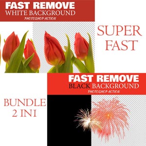 BLACK WHITE Background Remover Photoshop Action Photoshop Adobe Actions White Background Removal Quick Extract Image, Make Image Transparent