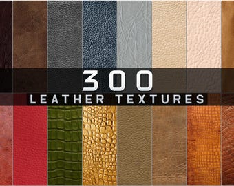 300 Leather Textures, Distressed, Genuine Natural Leather, Soft Suede Backgrounds, Crocodile Skin, Brown Vintage