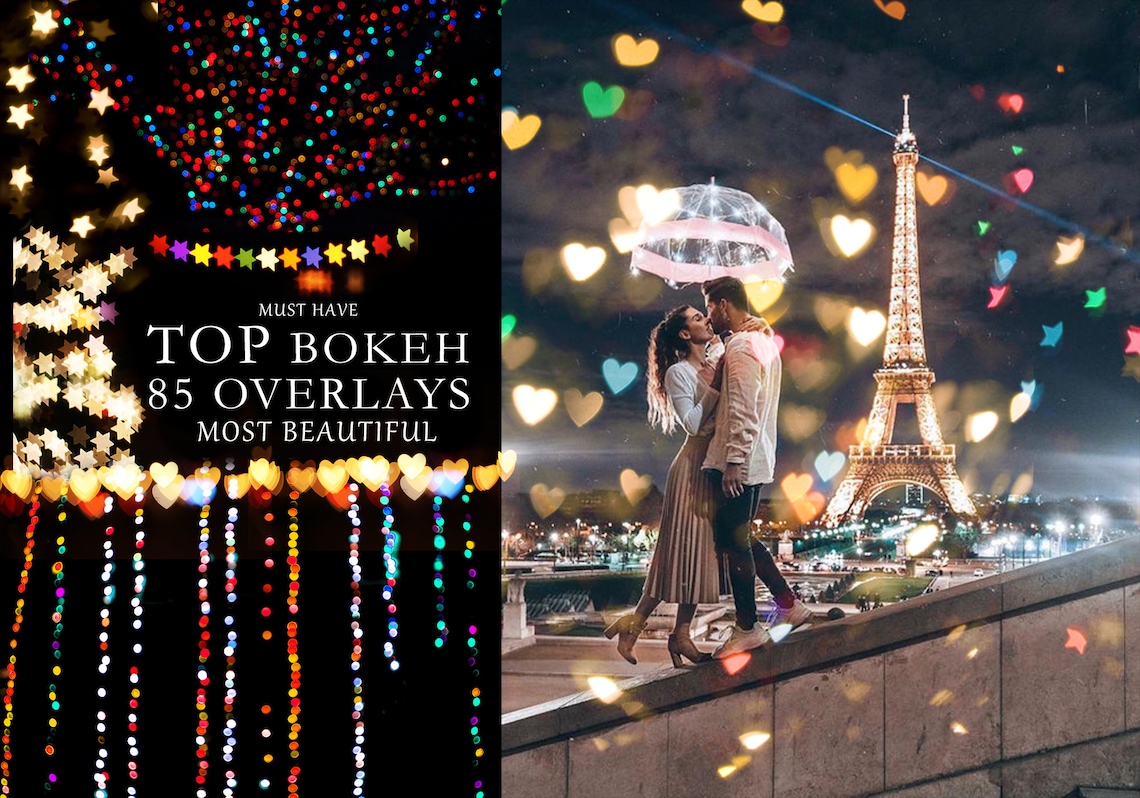 85 Bokeh photo overlays bokeh hearts overlay image 1