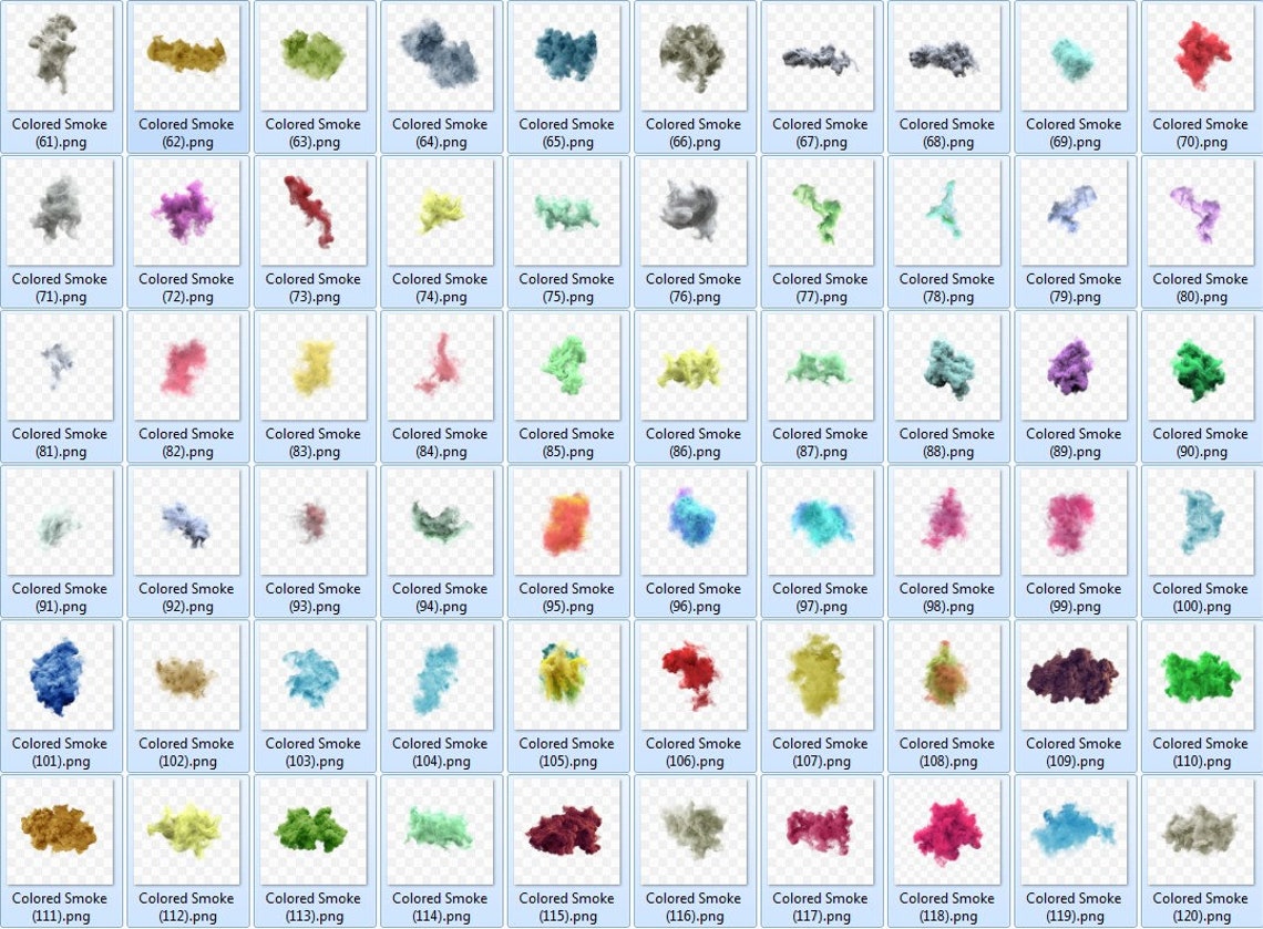 147 Colorful Smoke Bomb Overlays, Photoshop Brushes, Gender Reveal ...