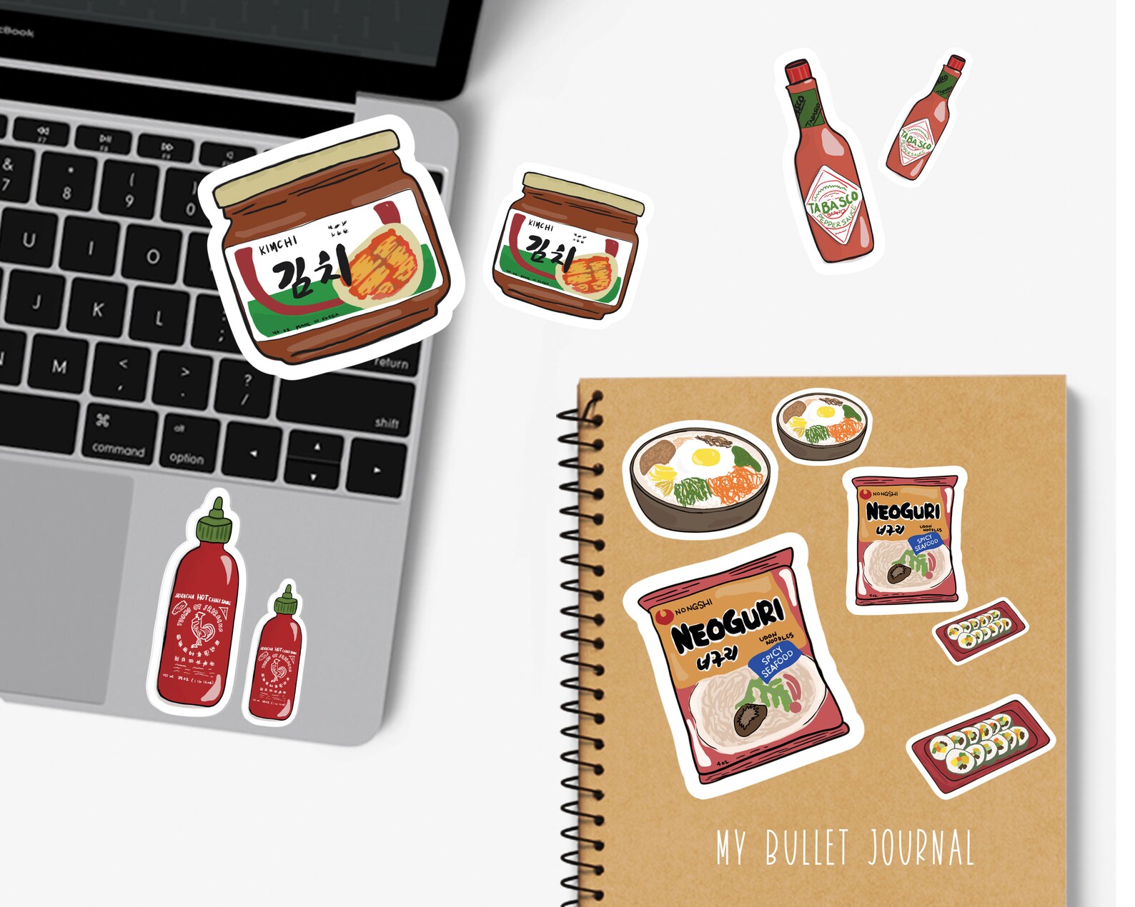 Kimbap Sticker Korean Stickers Korean Sticker Kawaii Etsy