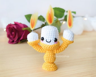 Amigurumi Pattern - Lumiere Beauty and the Beast - Koloro