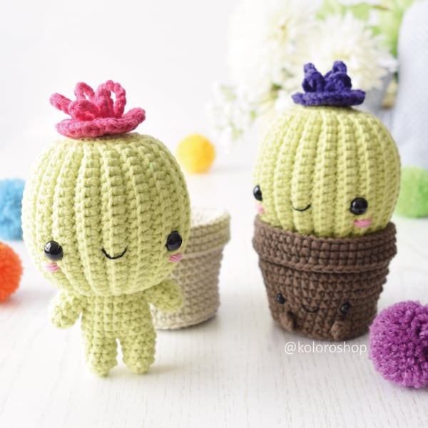 Patrón Amigurumi - Niño cactus PDF