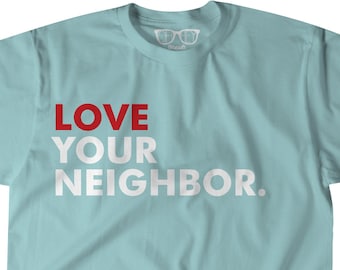 Camiseta cristiana Ama a tu prójimo