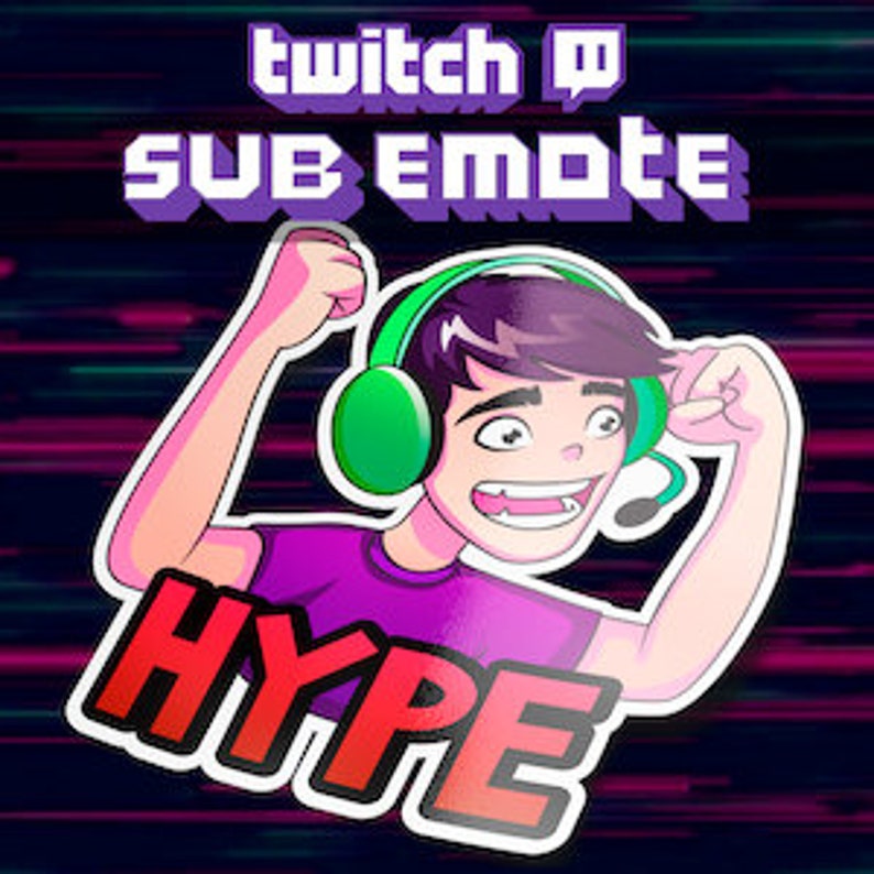 Streamer Twitch Sub Emotes Pack Twitch Subscribers Emotes Etsy