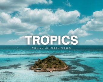 Tropics Lightroom Presets | Influencer Summer Beach Presets | Instagram Photo Editing Filters | Mobile + Desktop