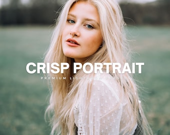 Crisp Portrait Lightroom Presets | Clean Airy Natural Photo Filters For Instagram | Crisp Bright Blogger Presets | Mobile + Desktop