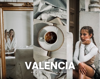 Valencia Lightroom Presets | Muted Tones Premium Instagram Presets | Natural Editorial Photo Filters For Mobile & Desktop
