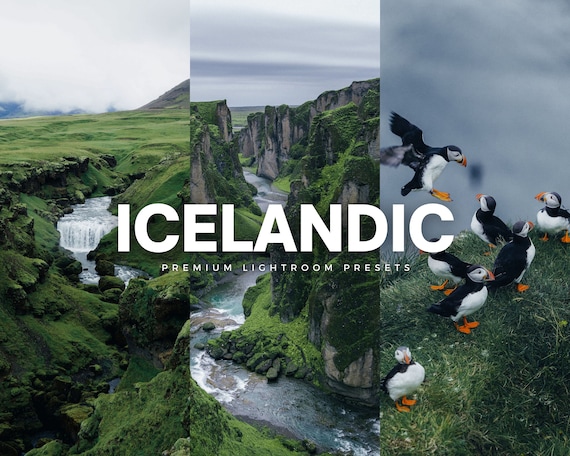 Icelandic Lightroom Presets | Moody Dark Green Nature Presets, Travel Nature Landscape Presets For Instagram | Mobile + Desktop