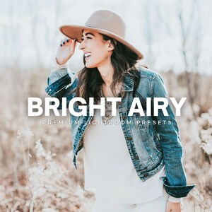 Bright Airy Lightroom Presets | Natural Blogger Presets, Light Clean Instagram Photo Filters | Mobile + Desktop