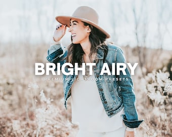 Bright Airy Lightroom Presets | Natural Blogger Presets, Light Clean Instagram Photo Filters | Mobile + Desktop