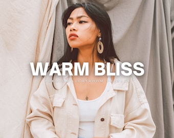 Warm Bliss Lightroom Presets | Bright Airy Presets For Portraits | Natural Instagram Influencer Filters | Mobile + Desktop