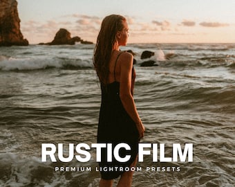 Rustic Film Lightroom Presets | Warm Grainy Film Emulation Photo Filters | Vintage Photography Presets For Instagram | Mobile & Desktop