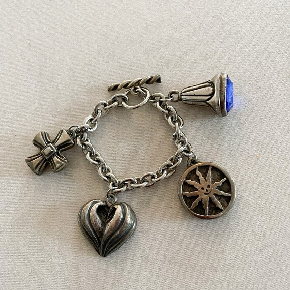 Vintage French Charm Bracelet - image 4