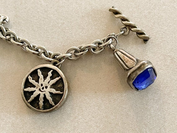 Vintage French Charm Bracelet - image 2