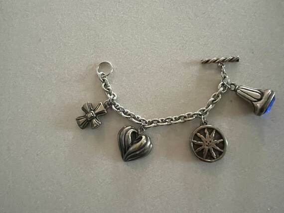 Vintage French Charm Bracelet - image 5