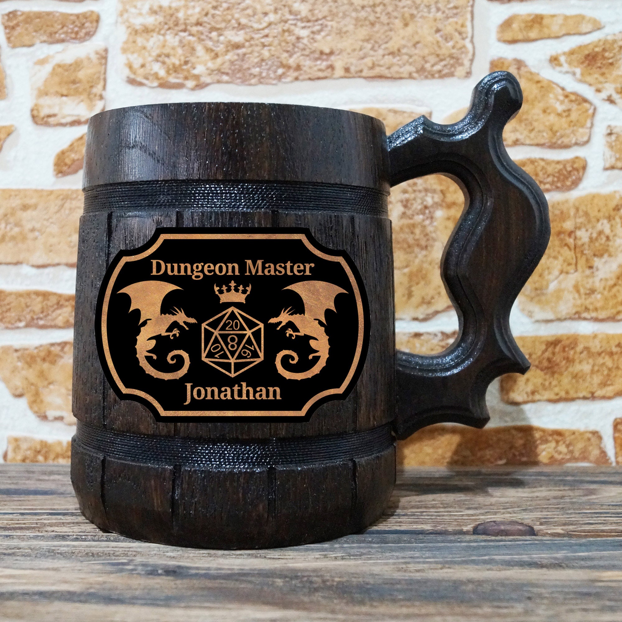 Dungeon Master Mug Dungeons & Dragons Beer Stein Gamer Gift Etsy