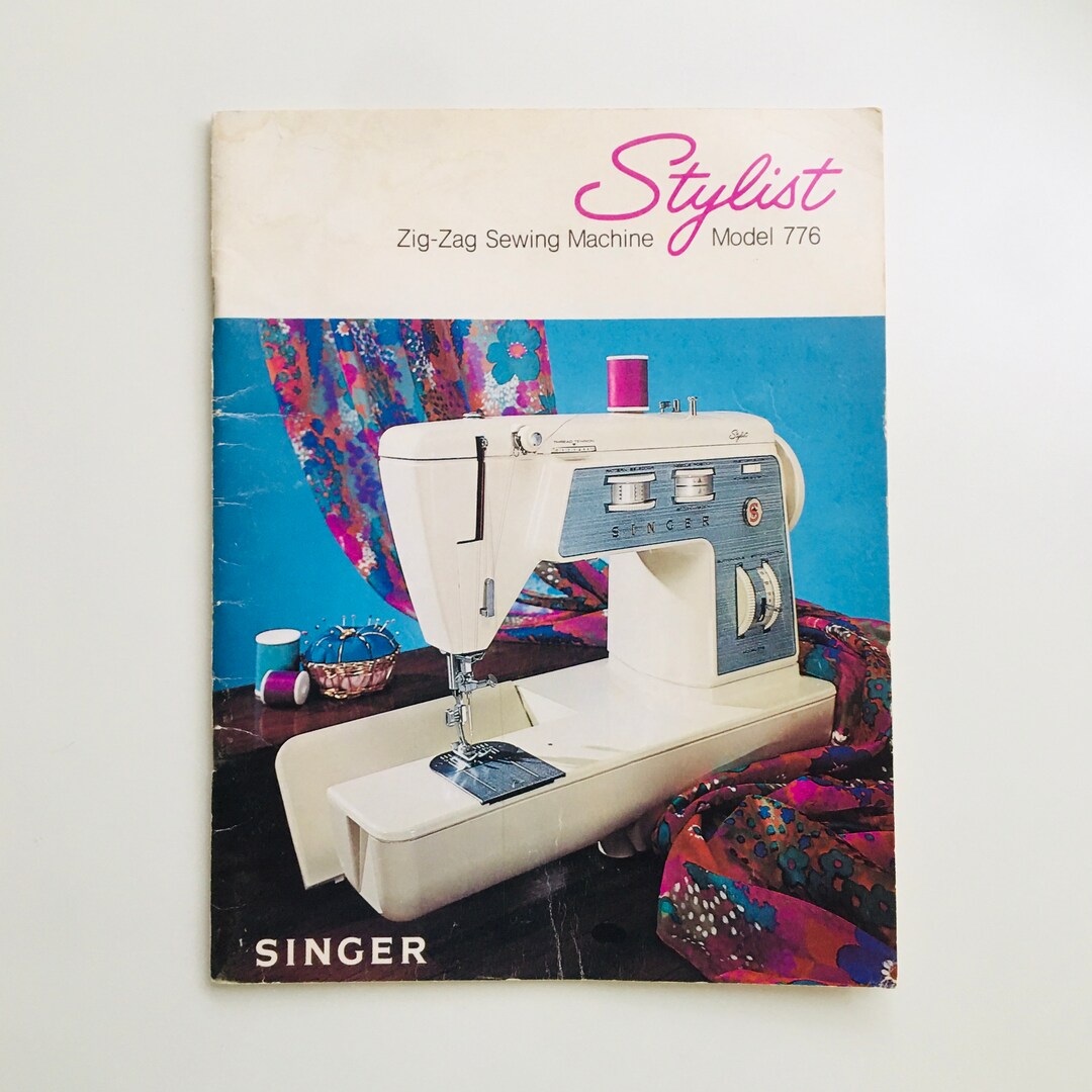 1976 Singer Stylist Zigzag Sewing Machine Owners Manual Etsy