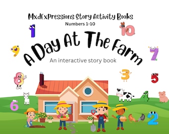 A Day at the Farm interactive story book