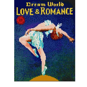 DreamWorld Love & Romance Counted Cross Stitch Chart Instant Download Digital Booklet Fantasy Women Celestial Dancer Samantha Starr EPattern