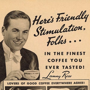 PRINTABLE 1937 Maxwell House Coffee Print Advertising Art Illustration Instant Download Vintage Advertising Good To The Last Drop