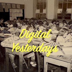 PRINTABLE 1950s Baby Boomer Classroom Digital Jpeg Photo Vintage Portraits Instant Download Back To School