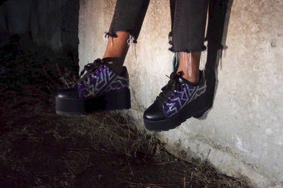 custom platform sneakers