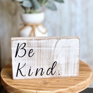 Small Accent Mini Wood Signs, Modern Farmhouse Decor, Mini Distressed ...