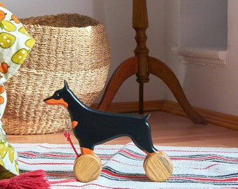 Dog Lover Funny Home D/écor for Garages SignMission personalized gift Doberman Pinscher Street Sign Living Rooms 24 Wide Plastic Sign Indoor//Outdoor Offices Bedroom