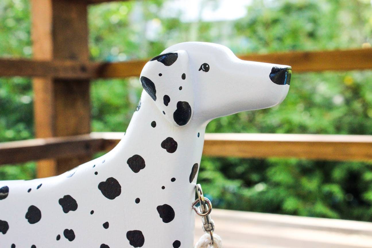Wooden Dalmatian baby toy Dalmatians toys for kids wood dog Etsy