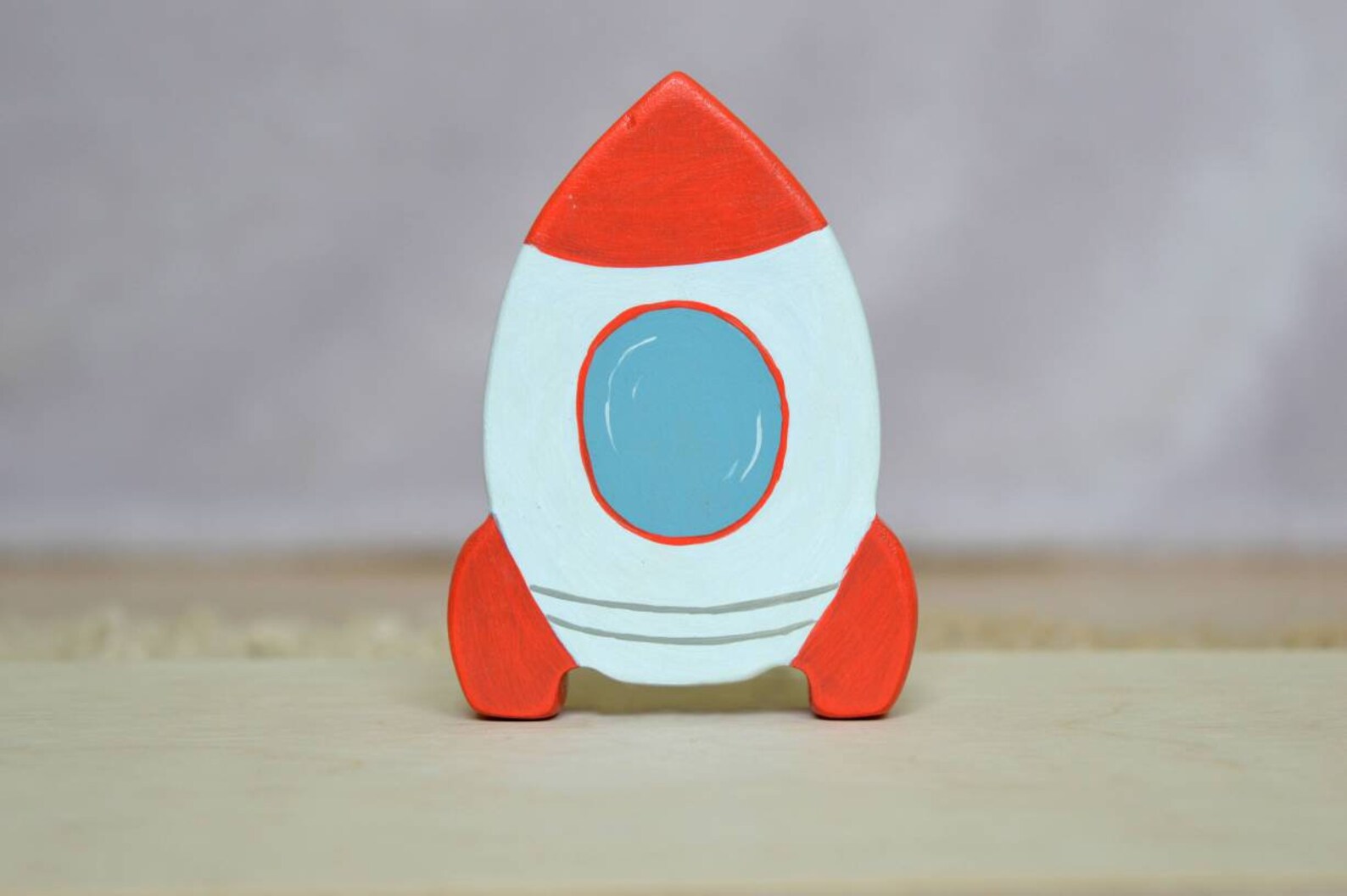 Wooden Astronaut Toy Spaceman and Rocket Play Set Space Themed Etsy