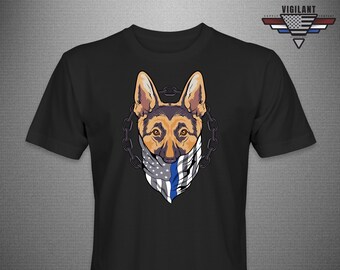Police Dog Shirt Etsy