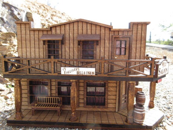 O Scale the Bella Union Saloon Deadwood 